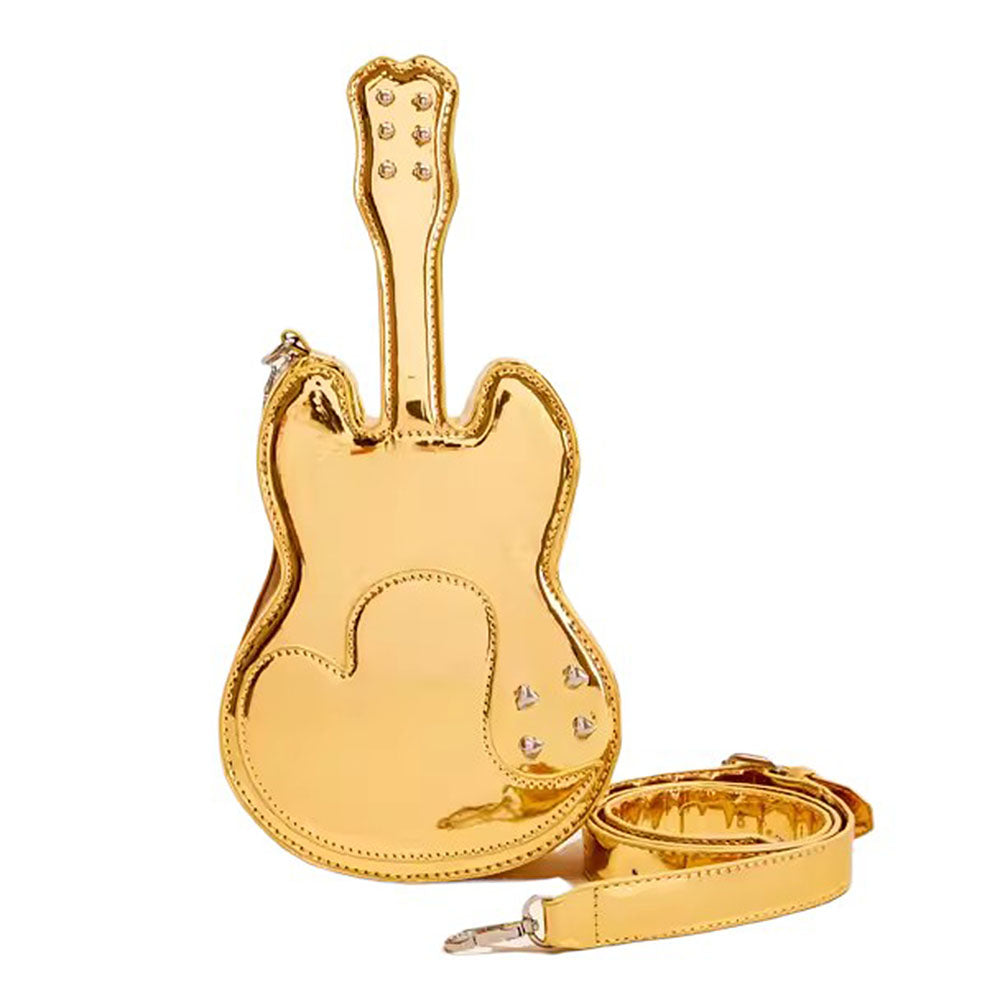 VILZSTUDIOS Guitar-inspired crossbody bag with heart-shaped cutouts