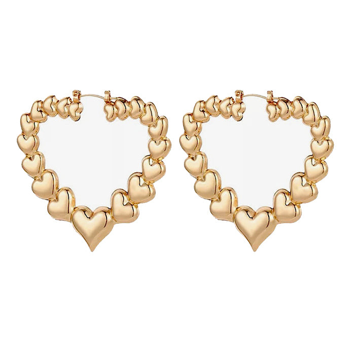 VILZSTUDIOS Trendy Y2K heart earrings for fashion enthusiasts