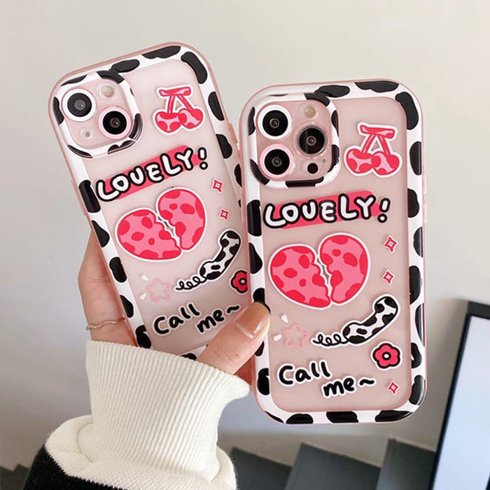 VILZSTUDIOS Stylish phone case with a heartbreak graphic
