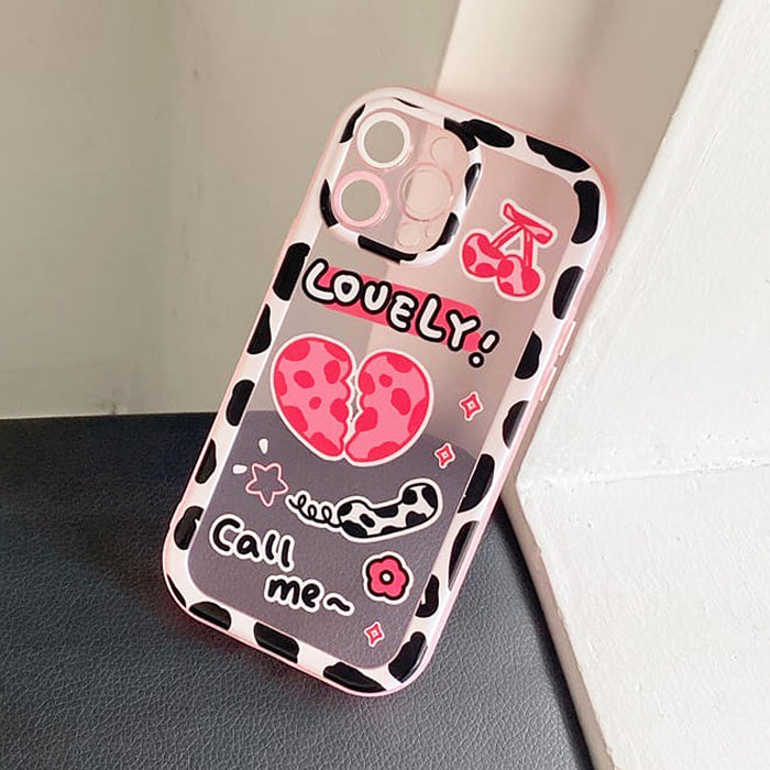 VILZSTUDIOS Stylish phone case with a heartbreak graphic
