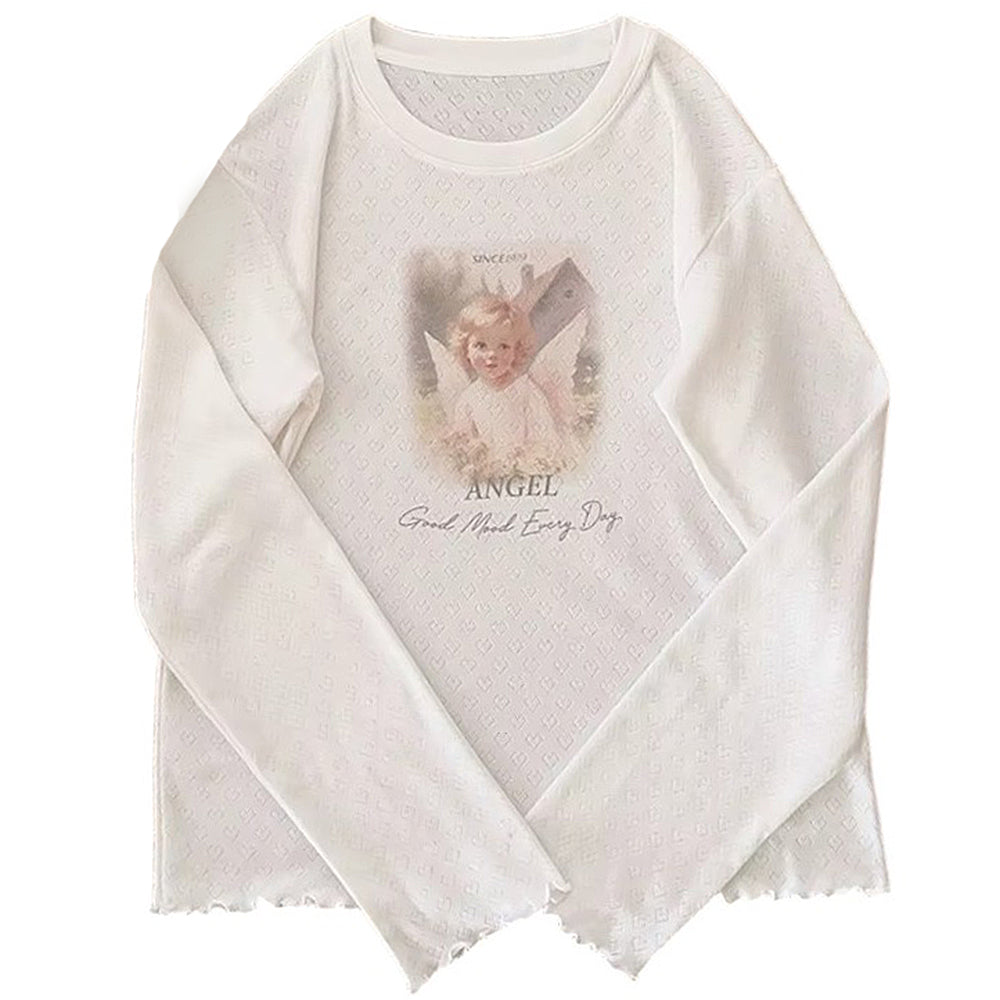 VILZSTUDIOS Heavenly graphic long sleeve top from VILZSTUDIOS