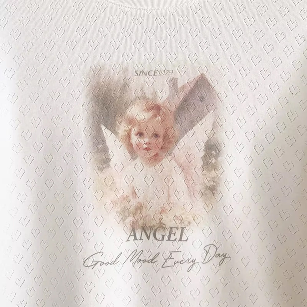 VILZSTUDIOS Heavenly graphic long sleeve top from VILZSTUDIOS