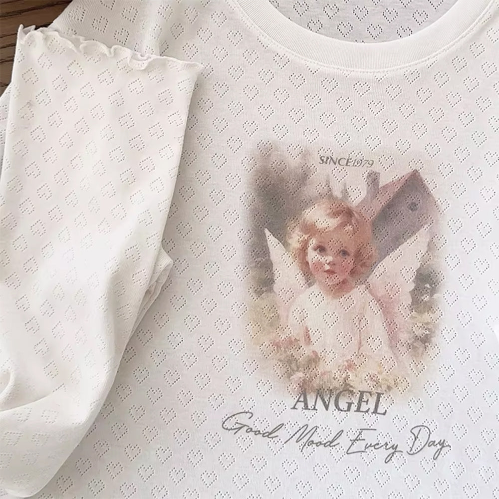 VILZSTUDIOS Heavenly graphic long sleeve top from VILZSTUDIOS