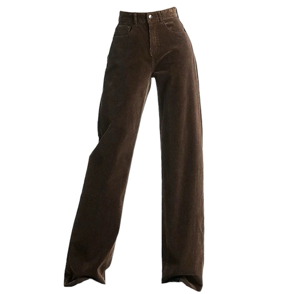 VILZSTUDIOS High-waisted wide-leg corduroy pants for a retro look