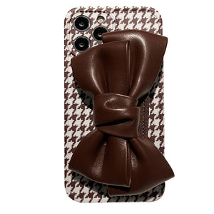 VILZSTUDIOS Stylish houndstooth pattern iPhone case