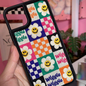 VILZSTUDIOS Stylish embroidery phone case for protection