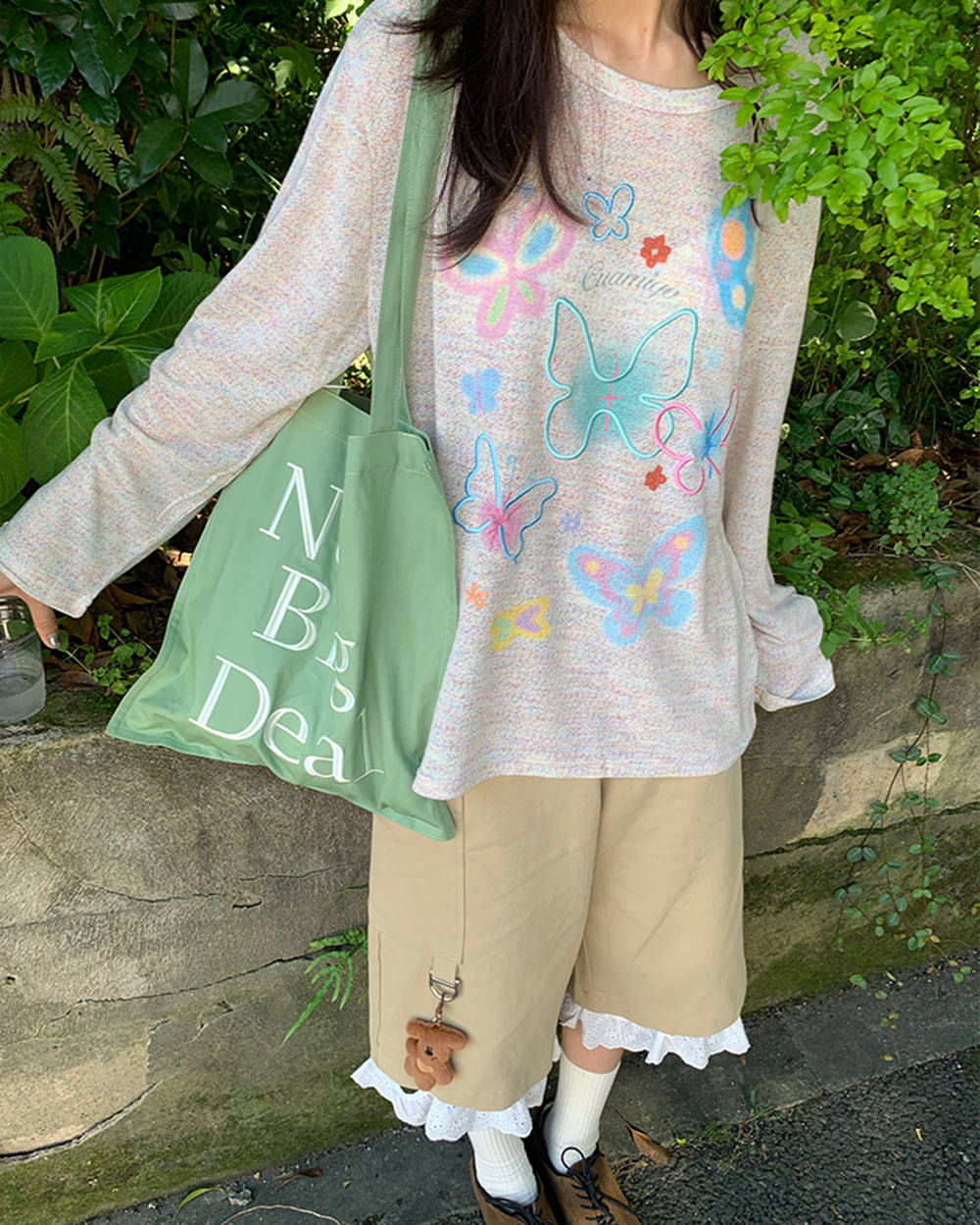 VILZSTUDIOS Indie Vibe Butterfly Long Sleeve shirt