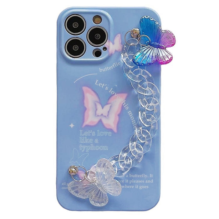 VILZSTUDIOS Stylish phone case with butterfly chain design
