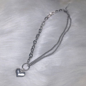 VILZSTUDIOS Irregular heart pendant necklace for fashion accessories