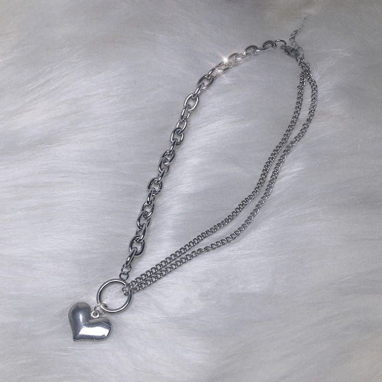 VILZSTUDIOS Irregular heart pendant necklace for fashion accessories