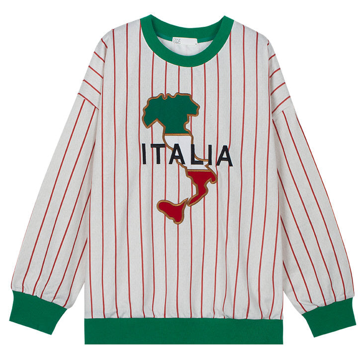 VILZSTUDIOS Italia Striped sweatshirt from VILZSTUDIOS