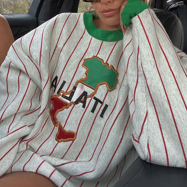 VILZSTUDIOS Italia Striped sweatshirt from VILZSTUDIOS