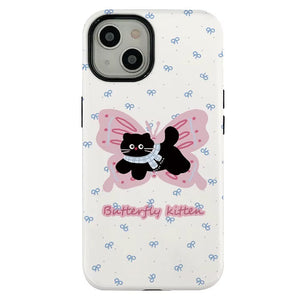 VILZSTUDIOS Stylish phone case with butterfly kitten design