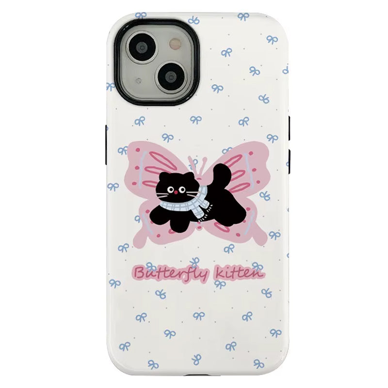 VILZSTUDIOS Stylish phone case with butterfly kitten design