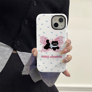 VILZSTUDIOS Stylish phone case with butterfly kitten design