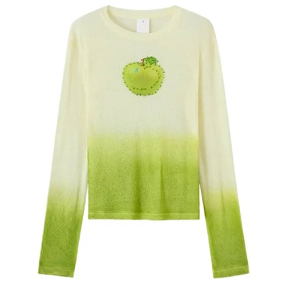 VILZSTUDIOS Gradient knit top for stylish streetwear fashion