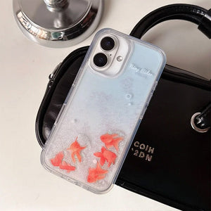VILZSTUDIOS Stylish Koi Fish Sparkle iPhone Case for protection