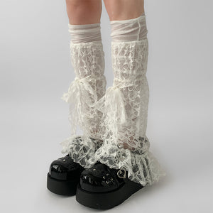 VILZSTUDIOS Chic lace leg warmers suitable for streetwear fashion