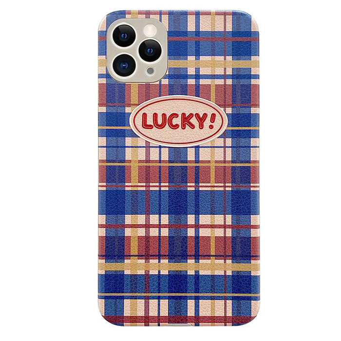 VILZSTUDIOS Lucky Checked Phone Cover Case for stylish protection