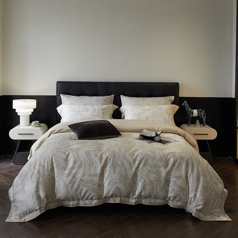 Marble Swirl Duvet Cover Set