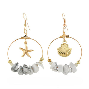 VILZSTUDIOS Stylish ocean-inspired shell earrings