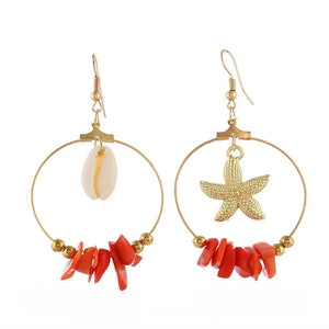VILZSTUDIOS Stylish ocean-inspired shell earrings