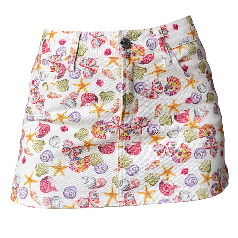 VILZSTUDIOS Denim mini skirt for stylish streetwear