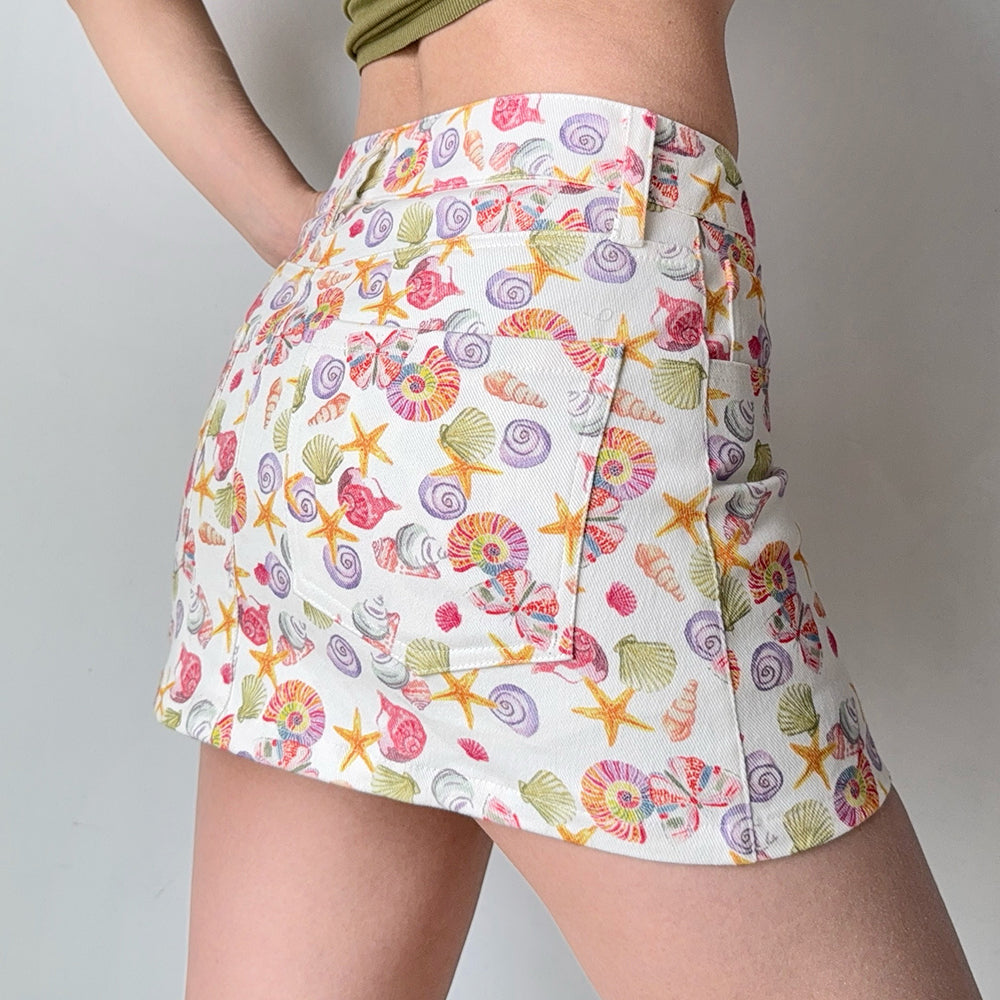 VILZSTUDIOS Denim mini skirt for stylish streetwear