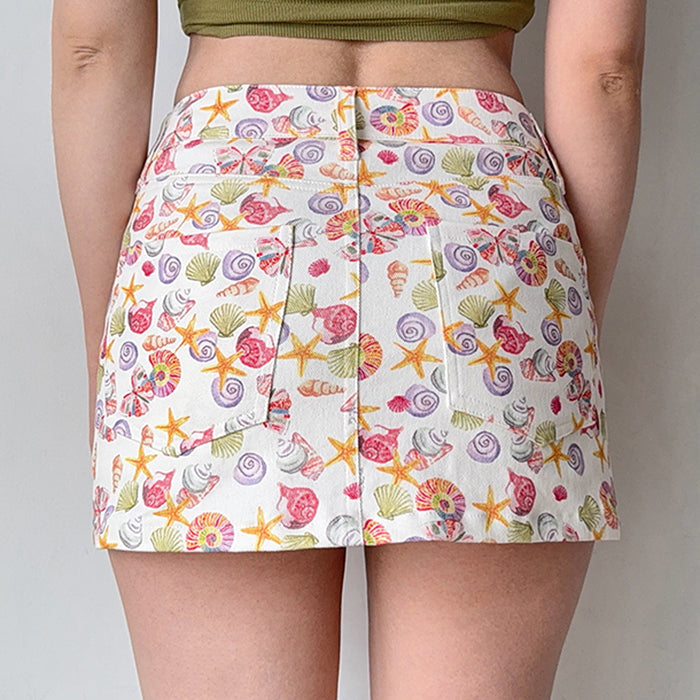 VILZSTUDIOS Denim mini skirt for stylish streetwear