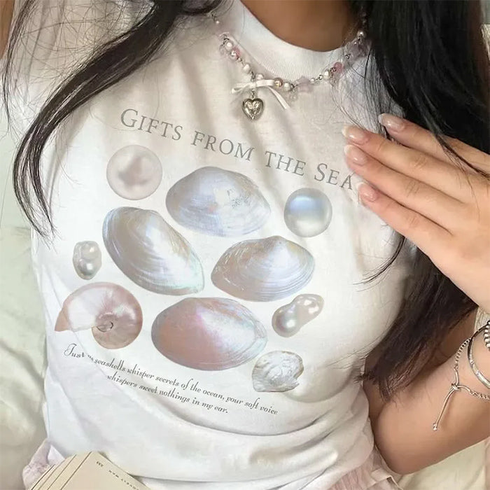VILZSTUDIOS Mermaidcore inspired graphic T-shirt from VILZSTUDIOS