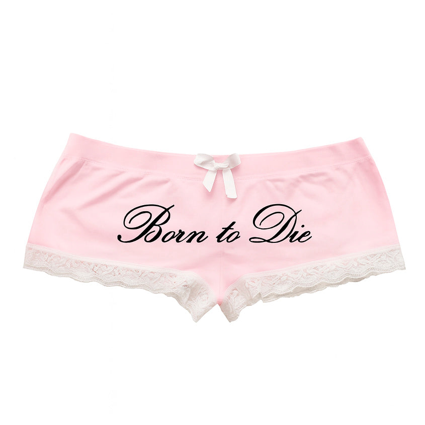 VILZSTUDIOS Stylish micro-fit aesthetic shorts with lace trim