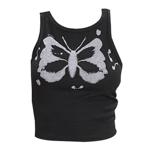 VILZSTUDIOS Butterfly mini crop top from VILZSTUDIOS