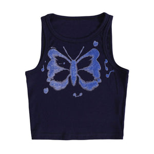 VILZSTUDIOS Butterfly mini crop top from VILZSTUDIOS