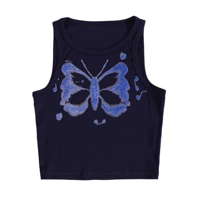 VILZSTUDIOS Butterfly mini crop top from VILZSTUDIOS