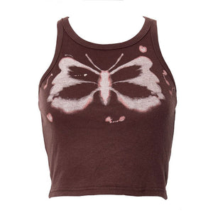 VILZSTUDIOS Butterfly mini crop top from VILZSTUDIOS