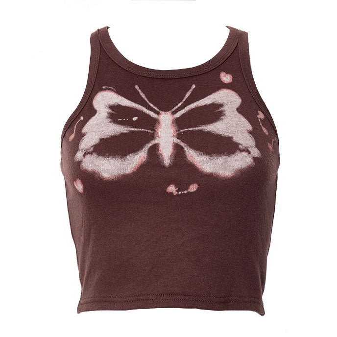 VILZSTUDIOS Butterfly mini crop top from VILZSTUDIOS
