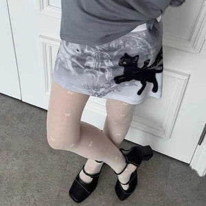 VILZSTUDIOS Mini skirt with graphic design