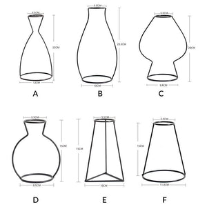 VILZSTUDIOS Minimalist wire vase for decorative use