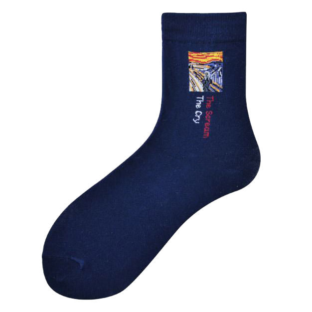 VILZSTUDIOS Fashionable socks with artistic design