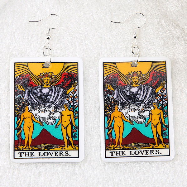 VILZSTUDIOS Stylish tarot earrings for a unique fashion statement