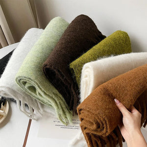 VILZSTUDIOS Cozy scarf in natural hues