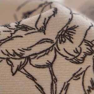 VILZSTUDIOS cream and beige printed reversible duvet cover set with taupe and mocha accents