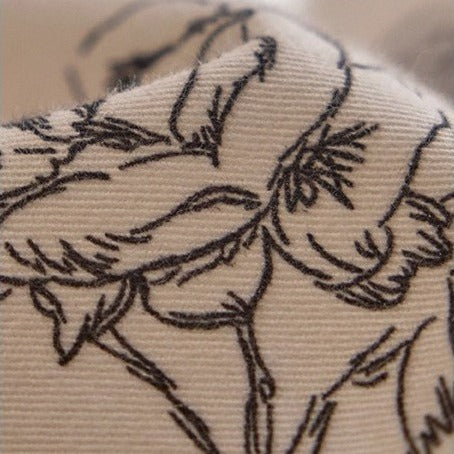 VILZSTUDIOS cream and beige printed reversible duvet cover set with taupe and mocha accents