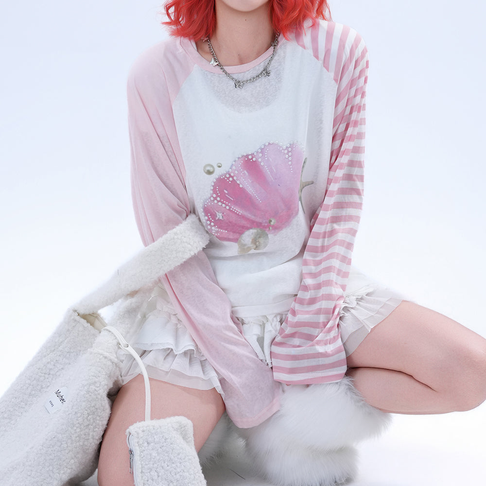 VILZSTUDIOS Long sleeve graphic top from VILZSTUDIOS