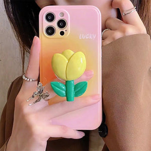 VILZSTUDIOS Stylish ombre floral iPhone case