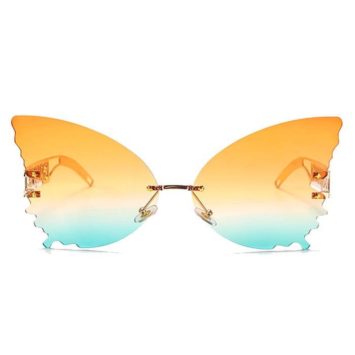 VILZSTUDIOS Stylish oversized butterfly sunglasses with ombre lenses