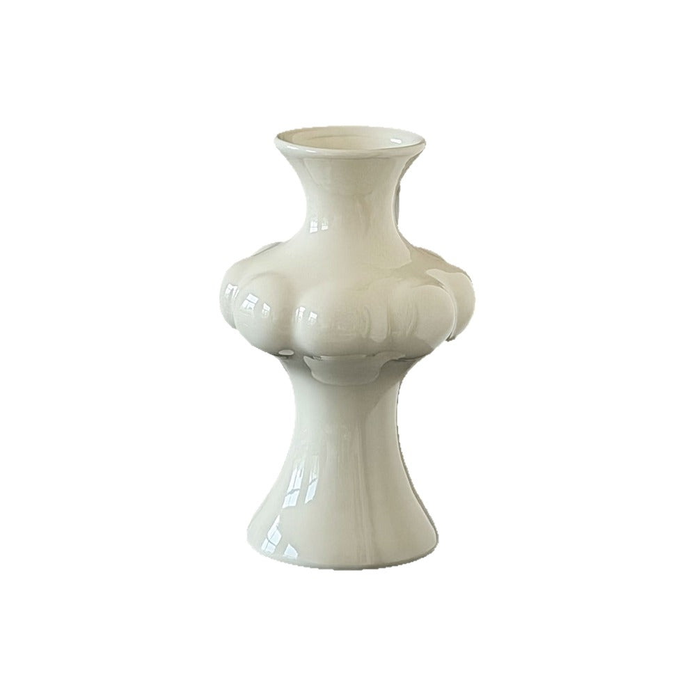 VILZSTUDIOS black sculptural bubble vase ceramic