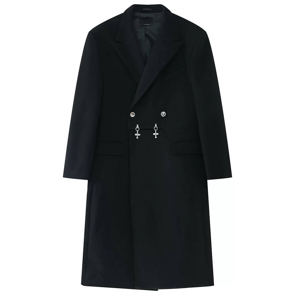 VILZSTUDIOS Stylish oversized long coat with unique design elements