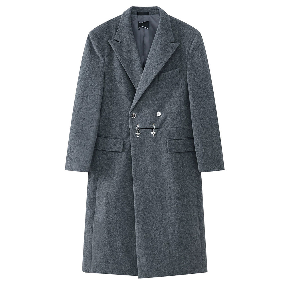 VILZSTUDIOS Stylish oversized long coat with unique design elements