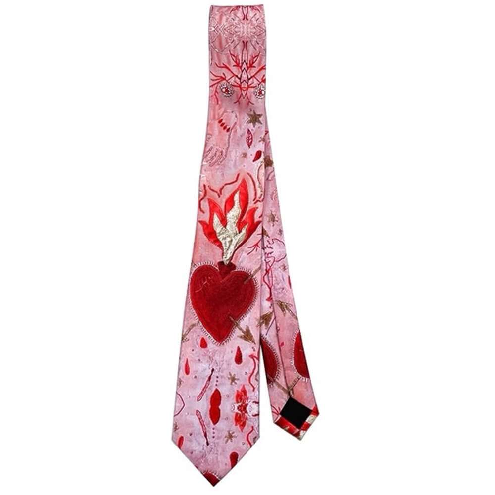 VILZSTUDIOS Stylish neck tie with abstract design and motifs